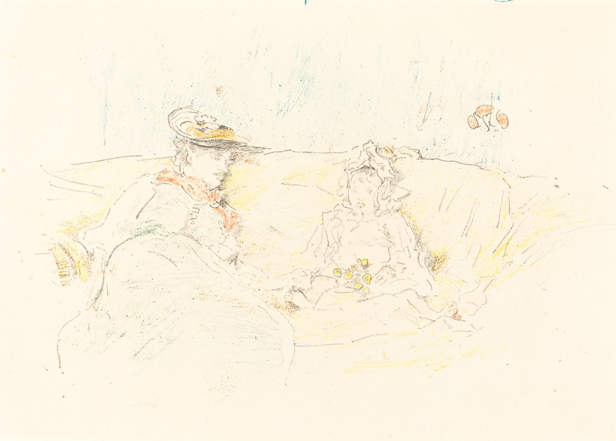 Dáma a dítě, 1892. od James Abbott McNeill Whistler