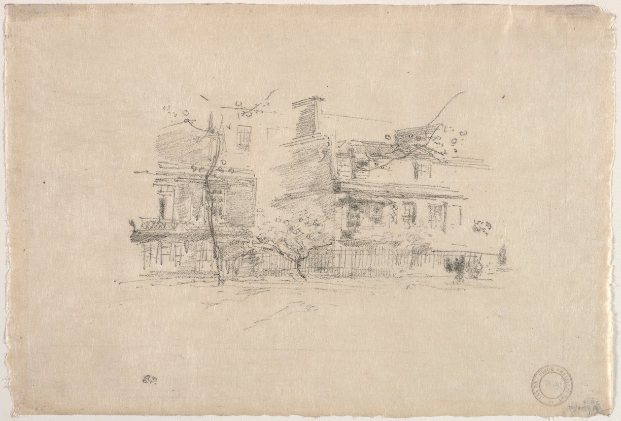 Lindsay Row, Chelsea, 1888. od James Abbott McNeill Whistler