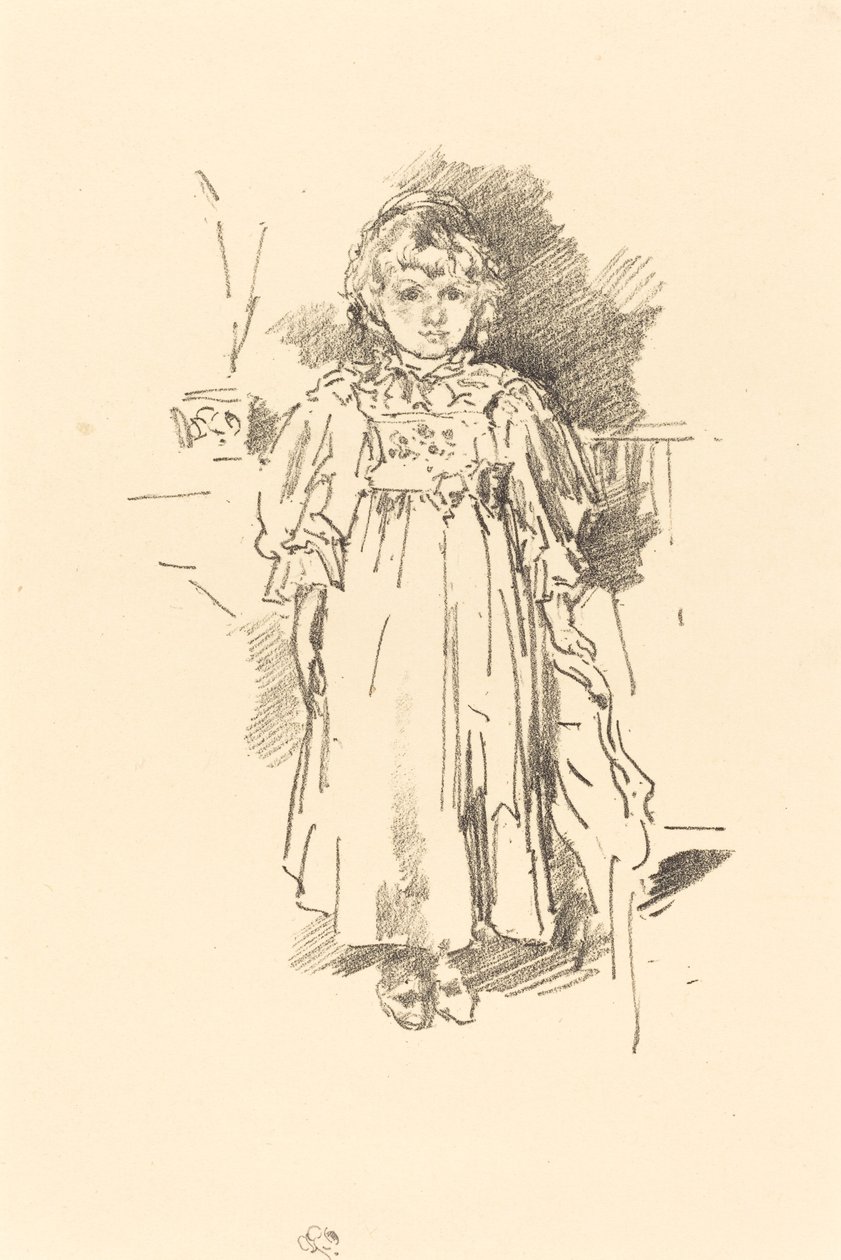 Malá Evelyn, 1896. od James Abbott McNeill Whistler