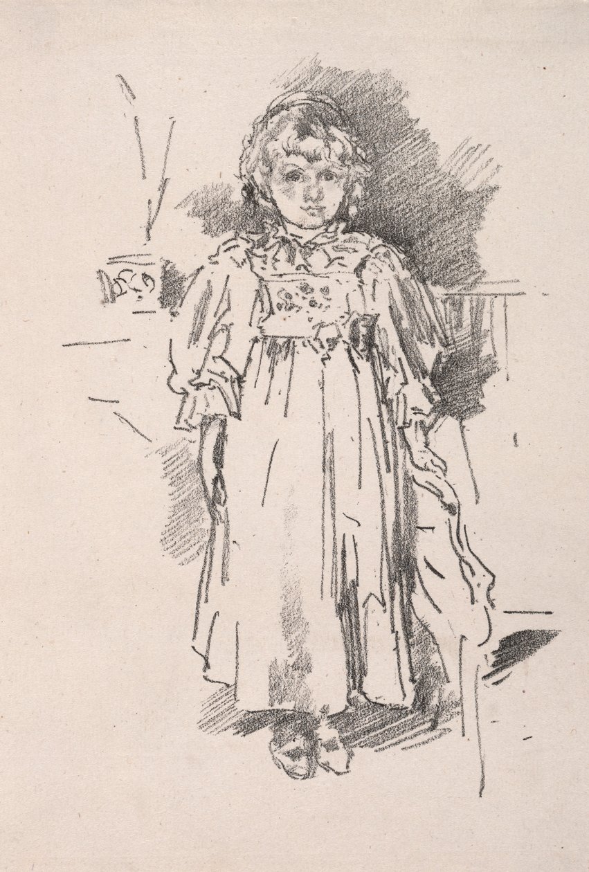 Malá Evelyn, 1896. od James Abbott McNeill Whistler