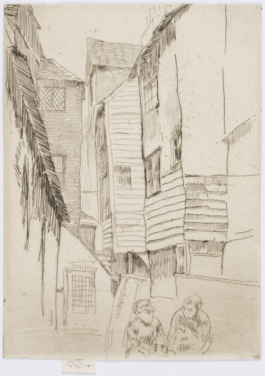 Little Smithfield, kolem roku 1877 (lept na papíře) od James Abbott McNeill Whistler
