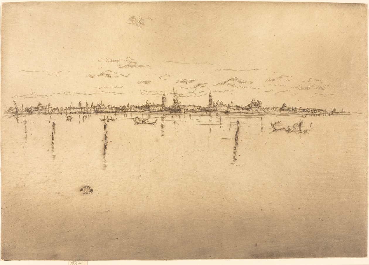 Malé Benátky, 1880. od James Abbott McNeill Whistler