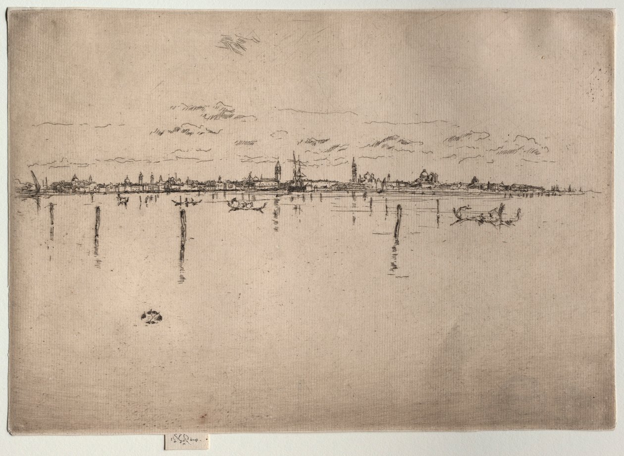 Malé Benátky, 1880. od James Abbott McNeill Whistler