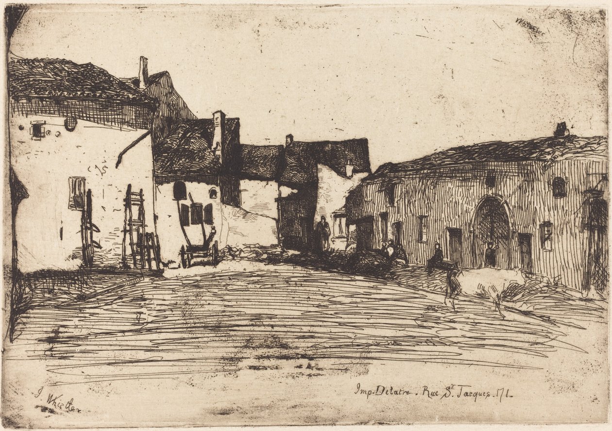 Liverdun, 1858. od James Abbott McNeill Whistler