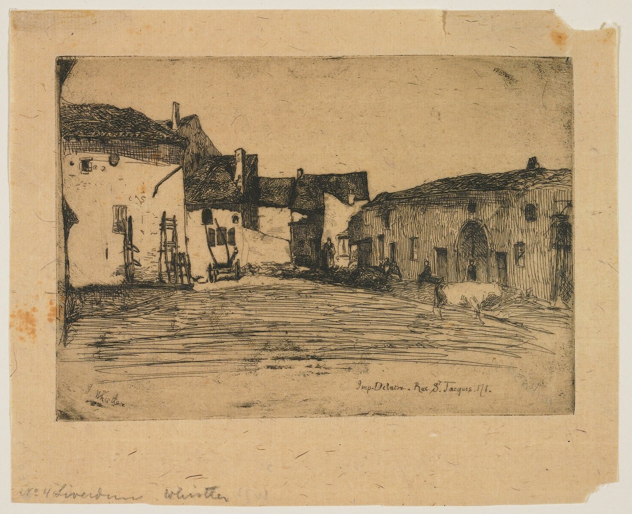 Liverdun aus Zwölf Radierungen aus der Natur od James Abbott McNeill Whistler