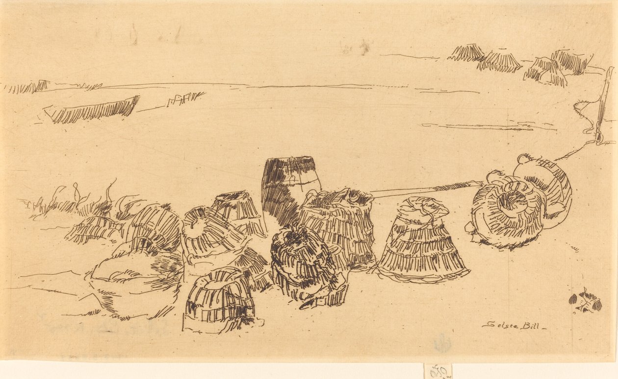 Lobster-Pots, c. 18801881. od James Abbott McNeill Whistler