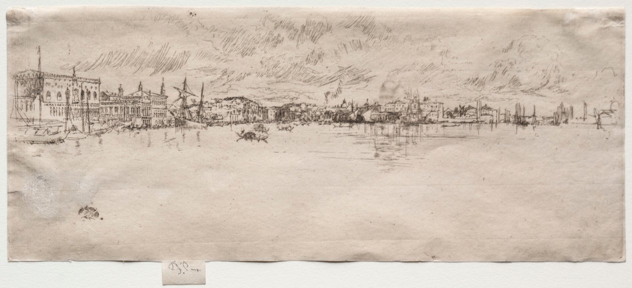 Dlouhé Benátky. od James Abbott McNeill Whistler