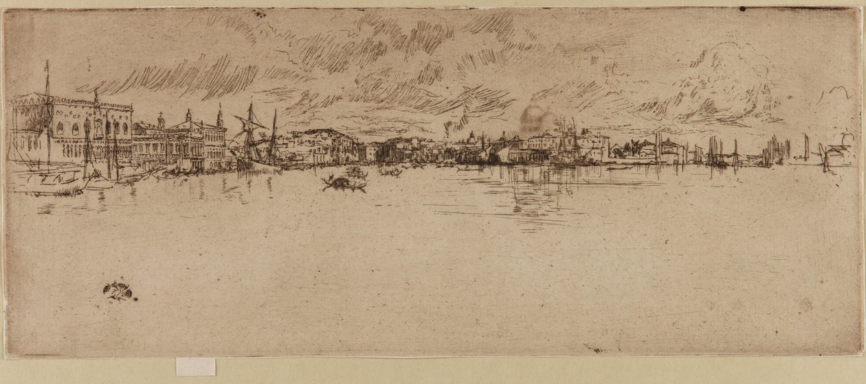 Dlouhé Benátky, 1879-1880. od James Abbott McNeill Whistler