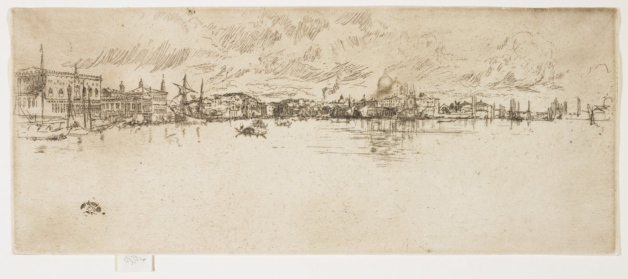 Dlouhé Benátky ze sady Druhé Benátky, 1879-1880 od James Abbott McNeill Whistler