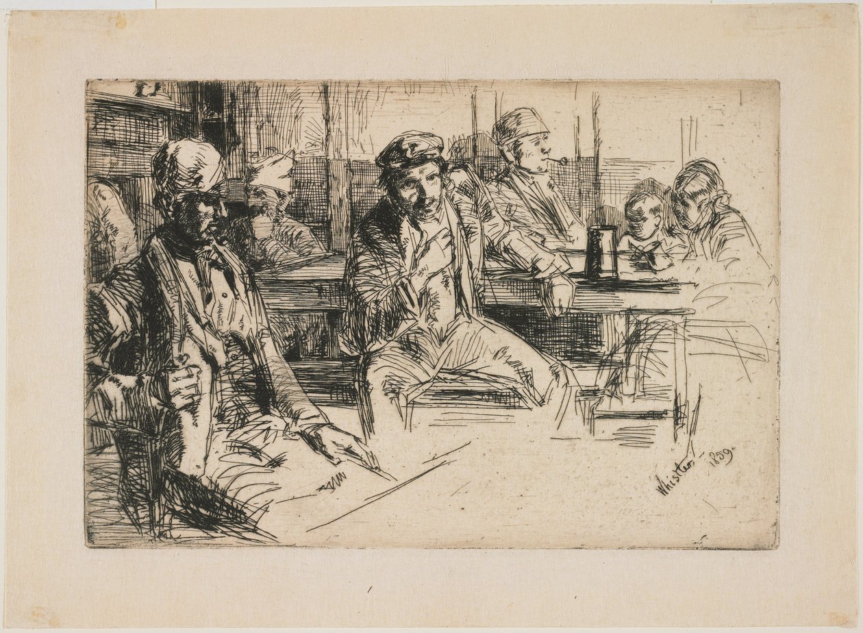 Přístavní dělníci od James Abbott McNeill Whistler