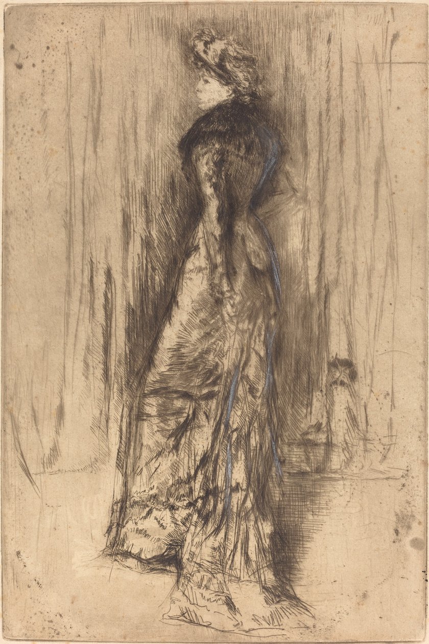 Maud, stojící, c. 1873. od James Abbott McNeill Whistler