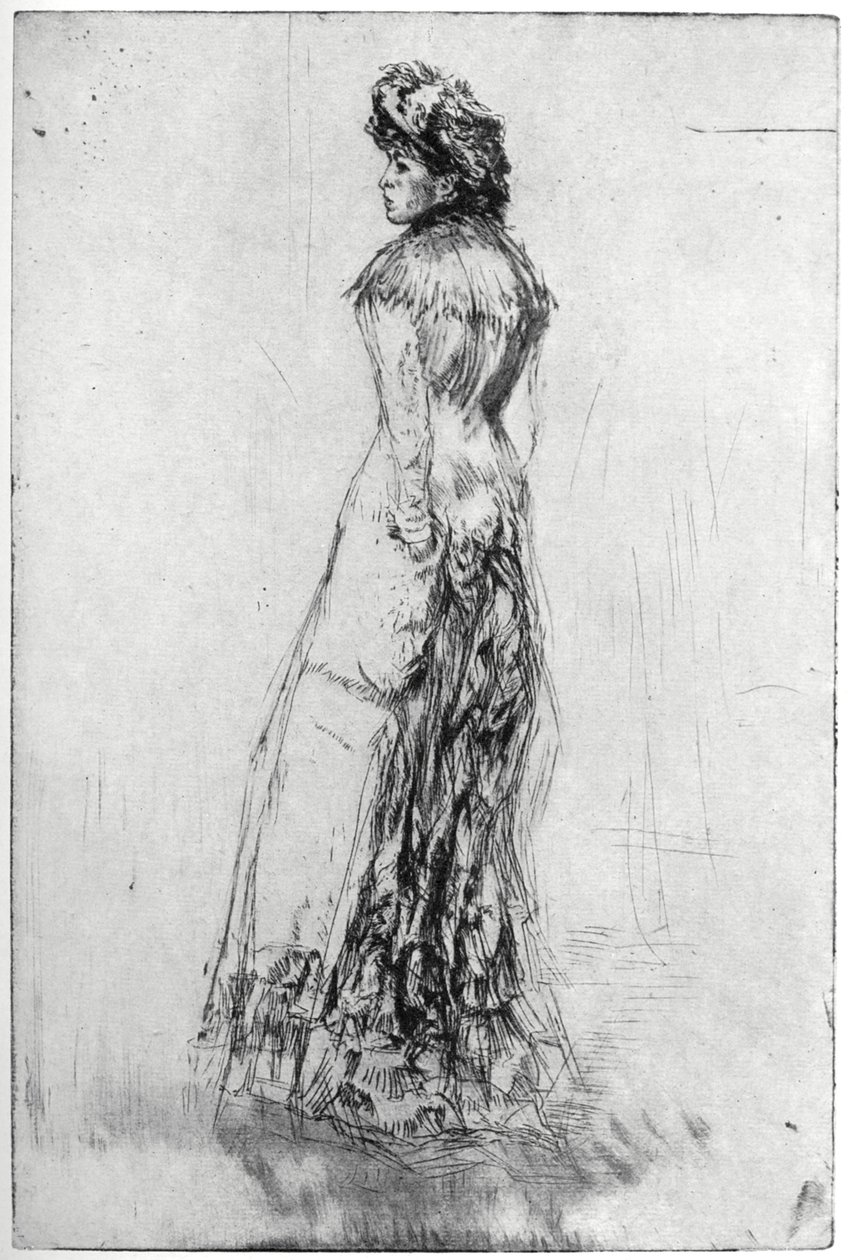 Maude, Standing, 1873 1904. od James Abbott McNeill Whistler