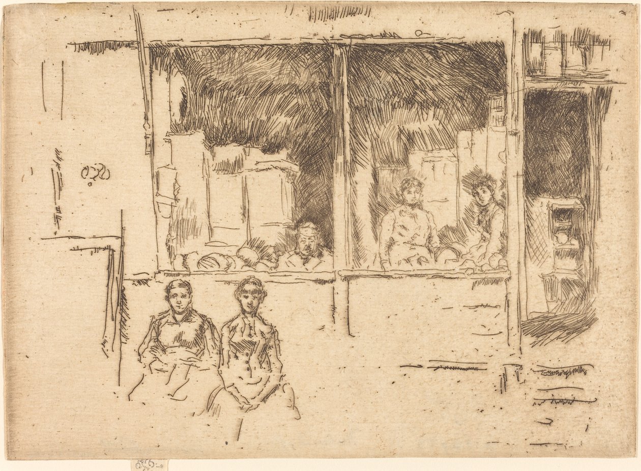 Melon-Shop, Hounsditch, c. 18861888. od James Abbott McNeill Whistler