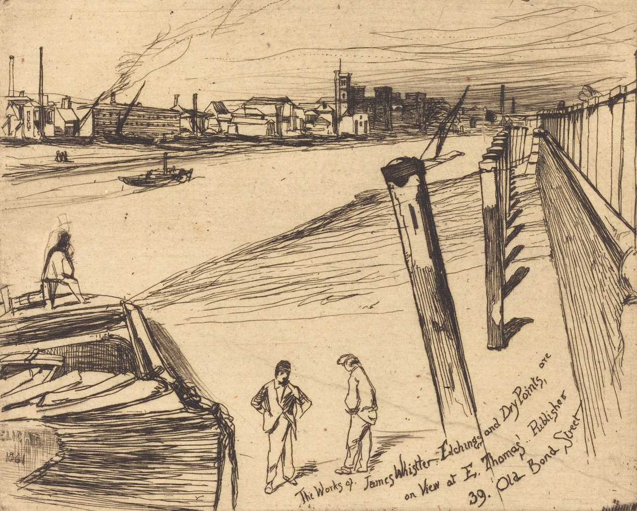 Millbank, 1861. od James Abbott McNeill Whistler