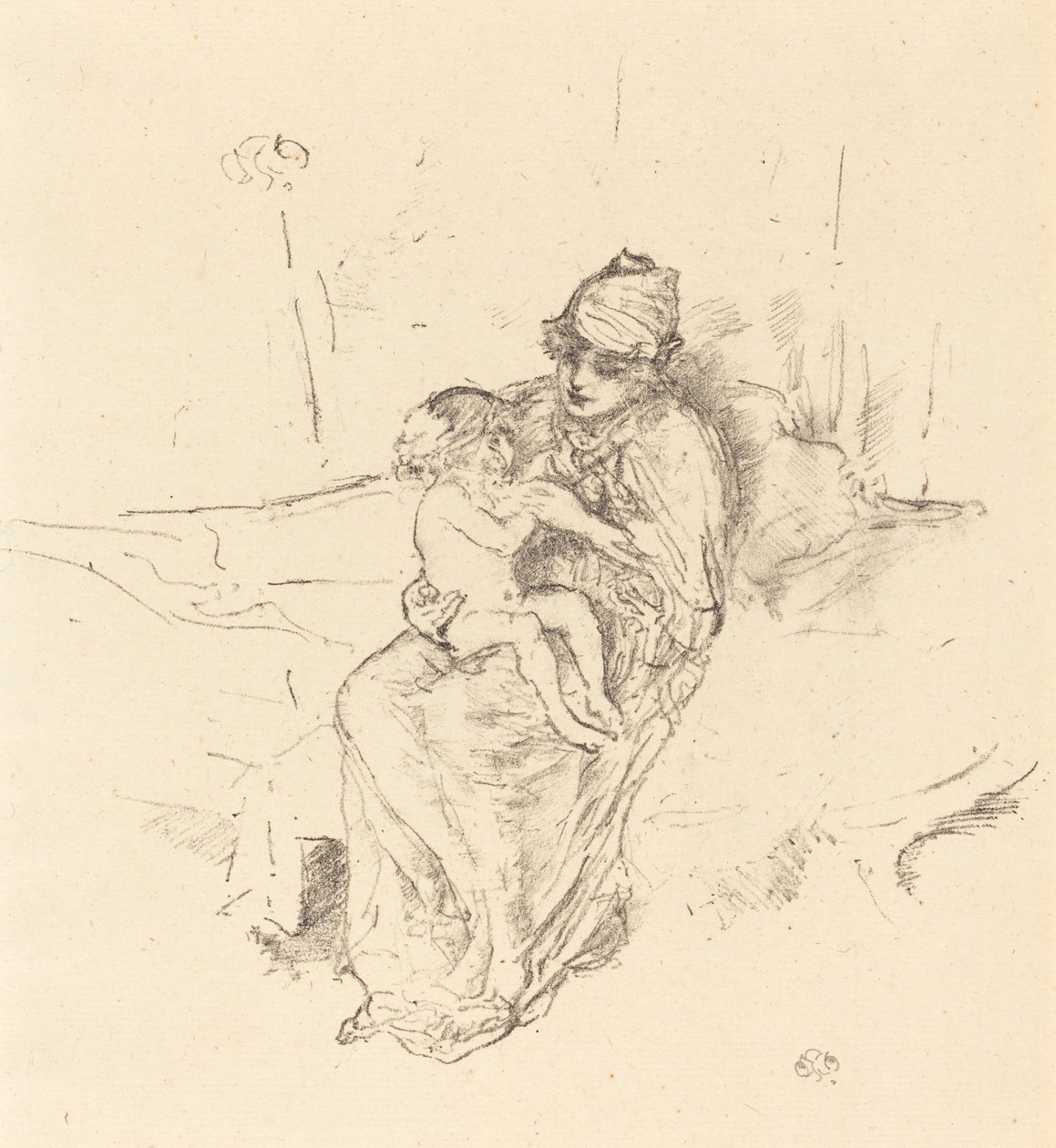 Matka a dítě, č. 1, 18911895. od James Abbott McNeill Whistler