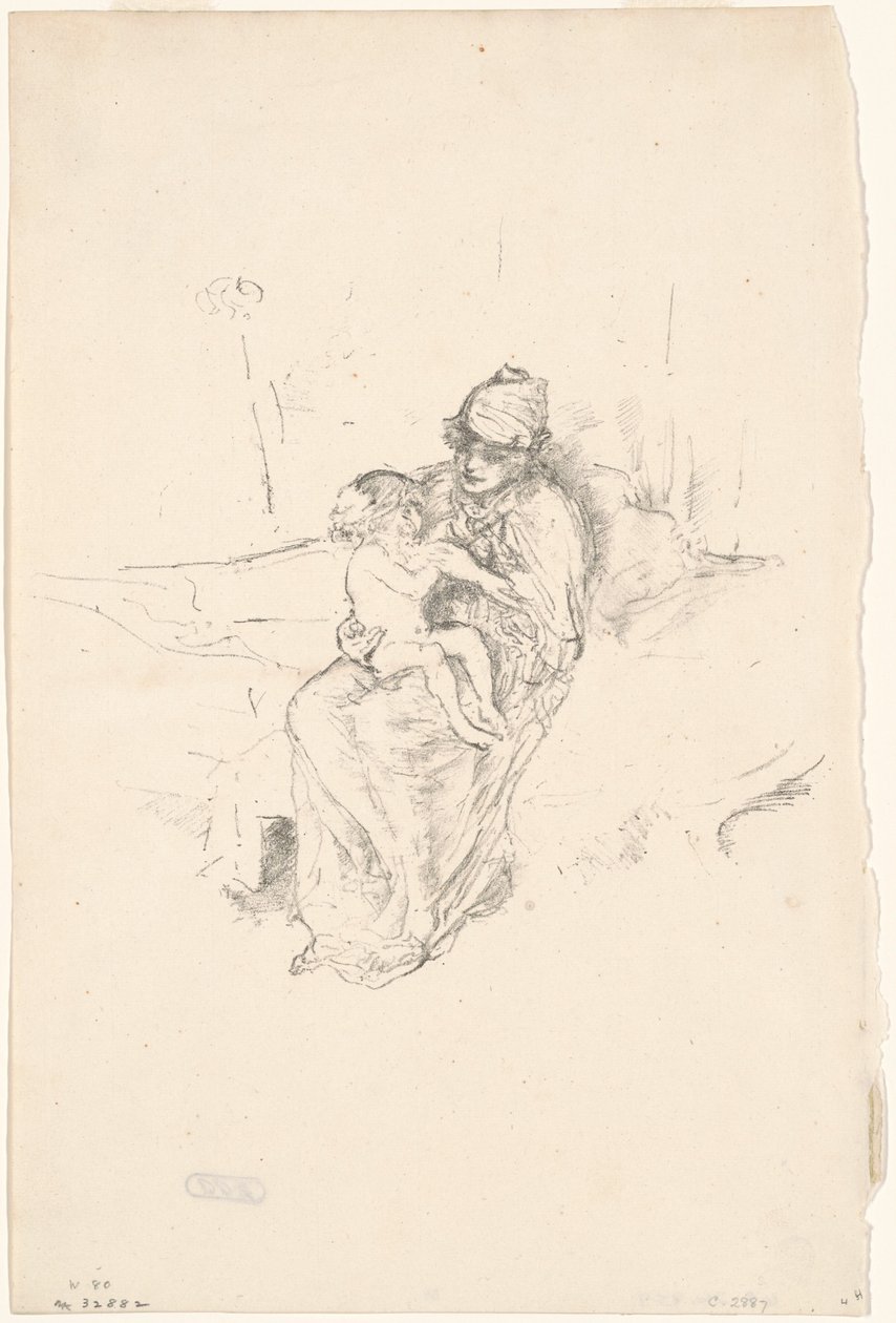 Matka a dítě, č. 1, 18911895 vytištěno 1904. od James Abbott McNeill Whistler