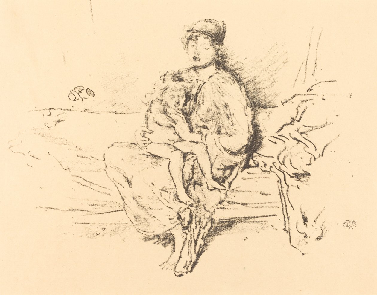 Matka a dítě, č. 2, 18911895. od James Abbott McNeill Whistler