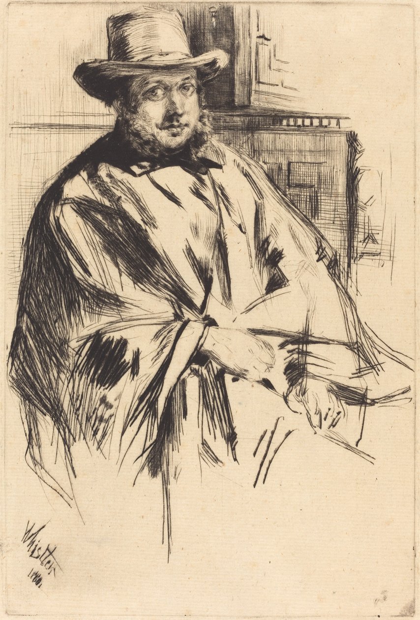 Pan Davis Pan Mann, 1860. od James Abbott McNeill Whistler
