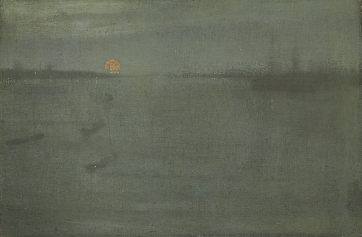 Nokturno: Modrá a zlatá, Southampton Water od James Abbott McNeill Whistler