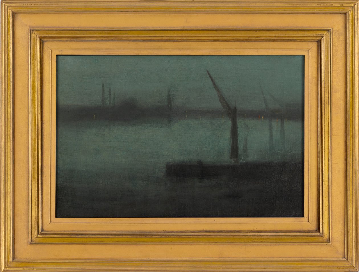 Nocturne: Blue and Silver - Battersea Reach, 1870-1875. od James Abbott McNeill Whistler