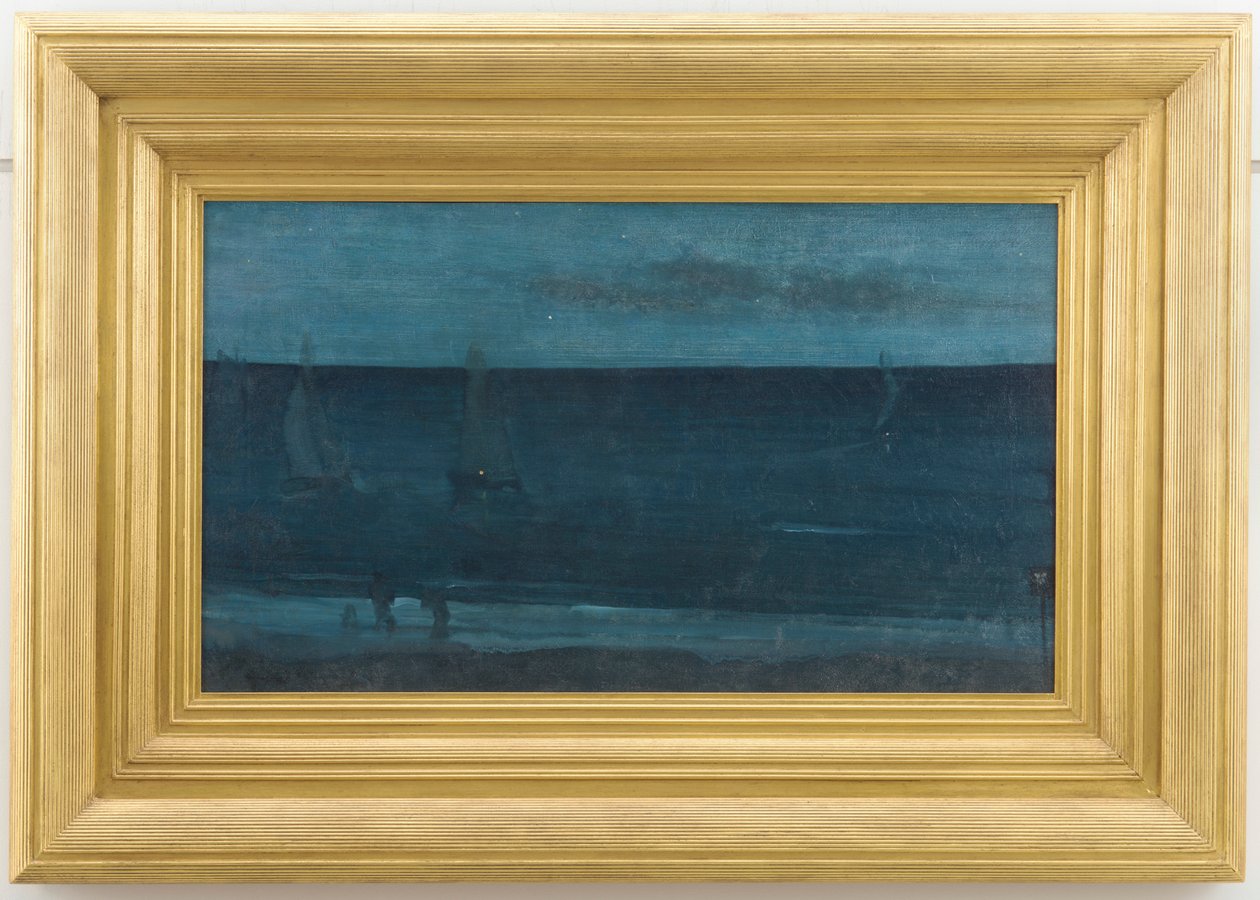 Nokturno: Modrá a stříbrná - Bognor, 1871-1876. od James Abbott McNeill Whistler