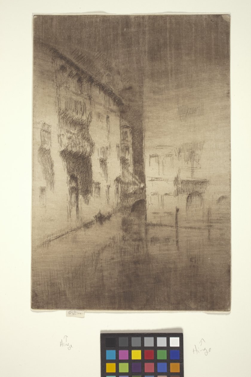 Nokturno: Paláce (leptání s ručním otíráním) od James Abbott McNeill Whistler
