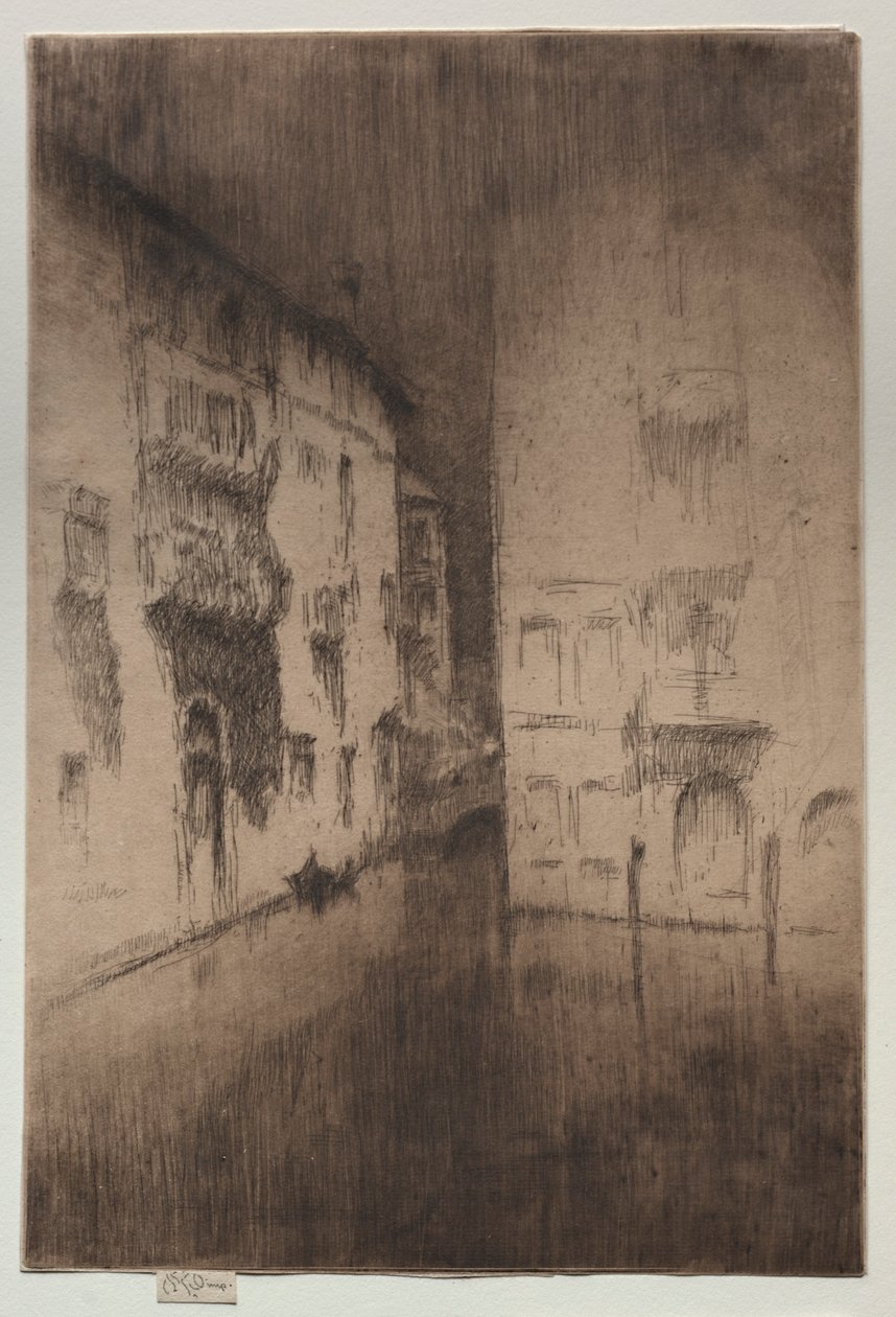 Nokturno: Paláce. od James Abbott McNeill Whistler