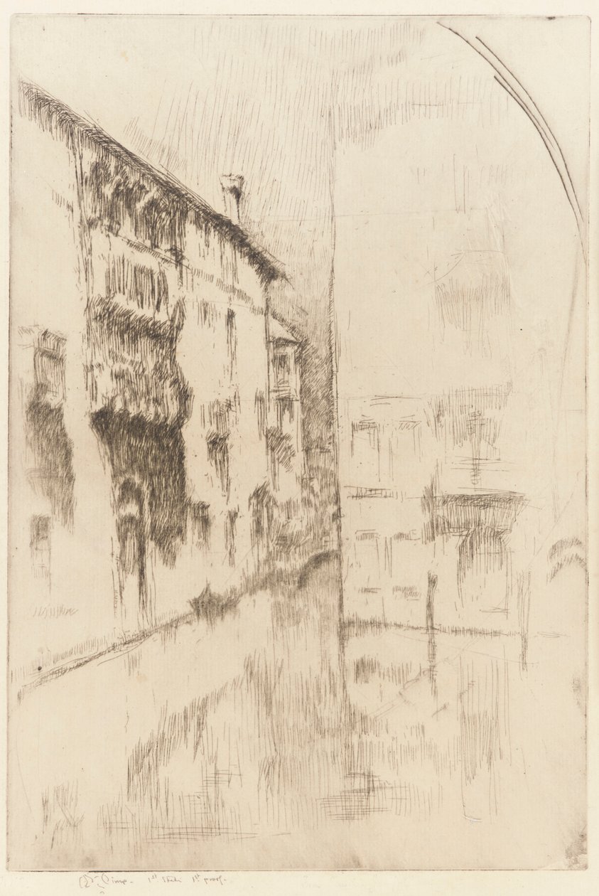 Nokturno: Paláce, 1879-1880. od James Abbott McNeill Whistler
