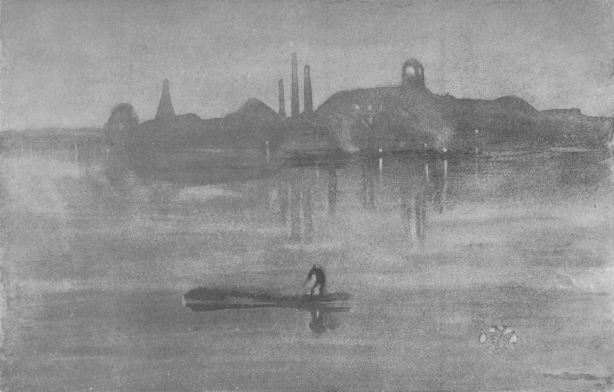 Nokturno: Temže v Battersea, 1878, 1904 od James Abbott McNeill Whistler