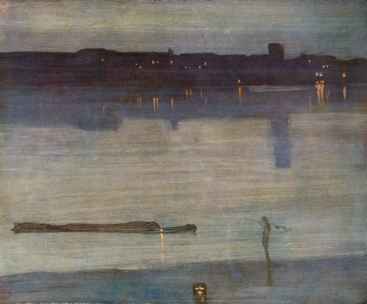 Nokturno v modré a zelené, 1870. od James Abbott McNeill Whistler