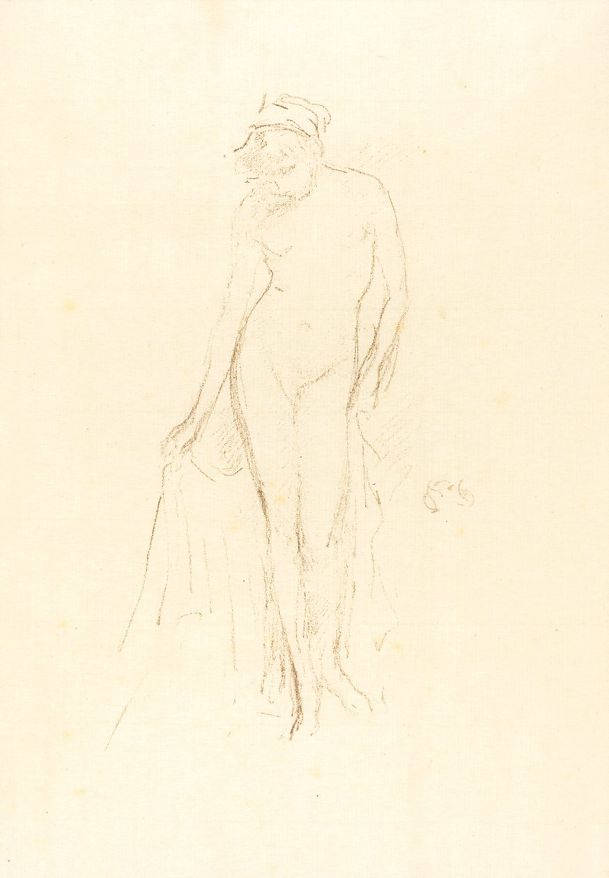 Nahá modelka, stojící, c. 1891. od James Abbott McNeill Whistler