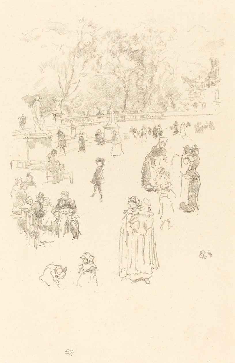 Nursemaids: The Maids of Luxembourg, 1894. od James Abbott McNeill Whistler