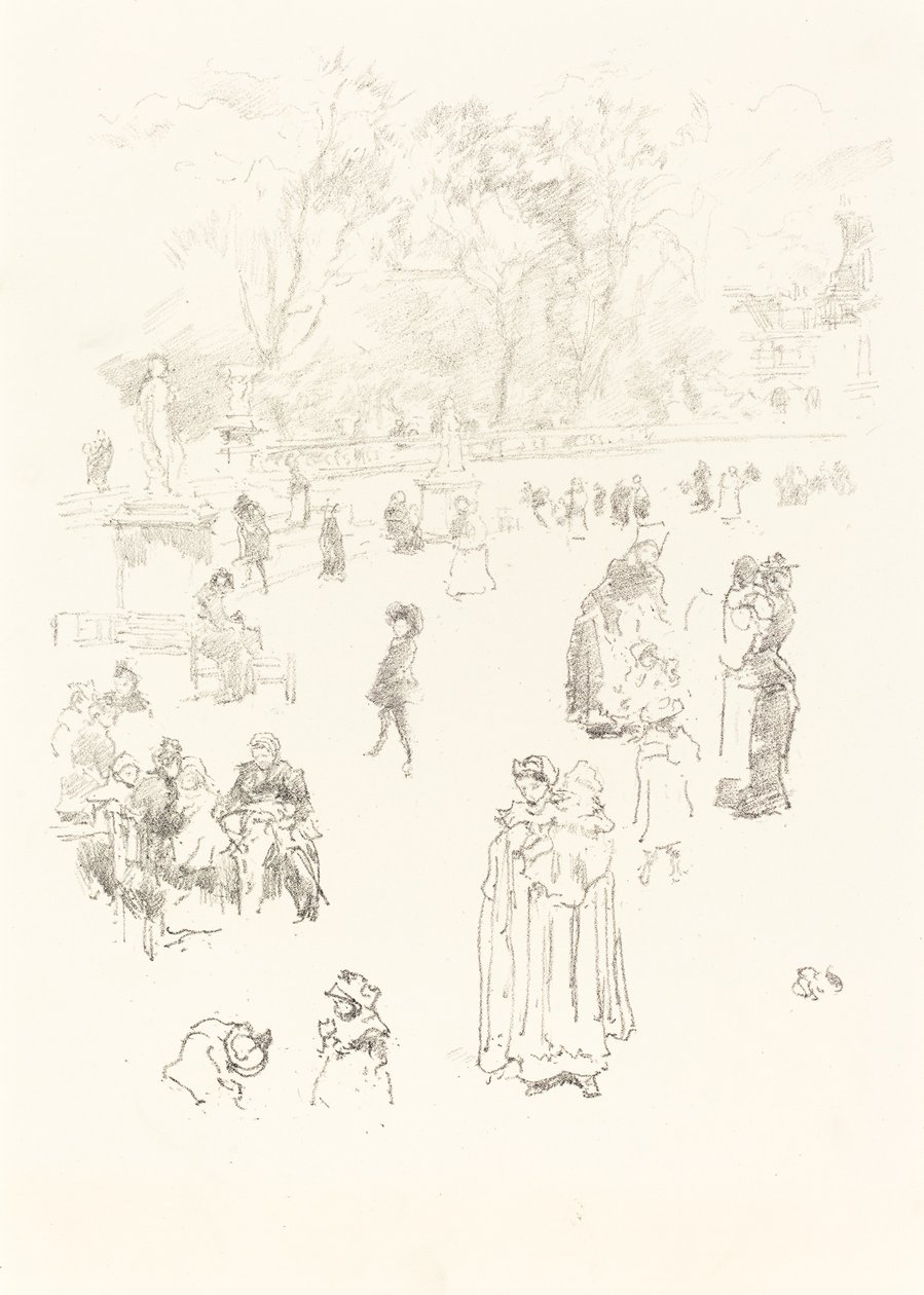 Nursemaids: The Maids of Luxembourg, 1894. od James Abbott McNeill Whistler