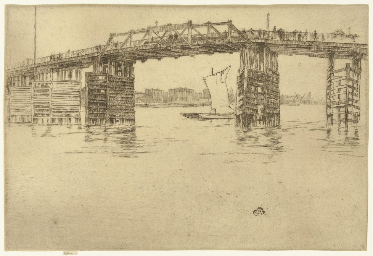 Starý most Battersea od James Abbott McNeill Whistler