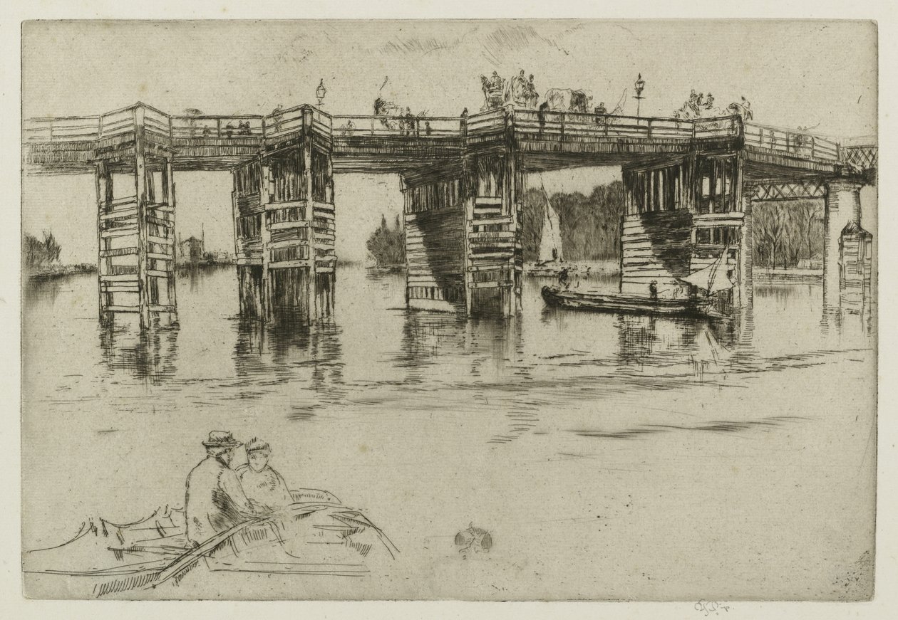 Starý most Putney od James Abbott McNeill Whistler