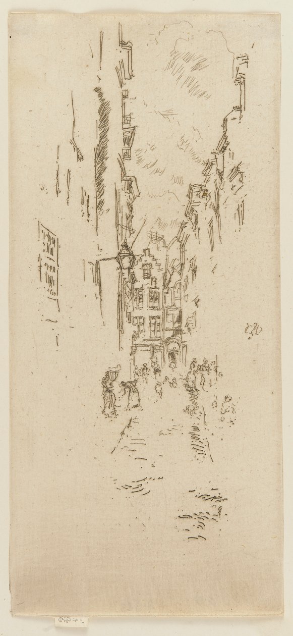 Little Butchers Street, 1887. od James Abbott McNeill Whistler