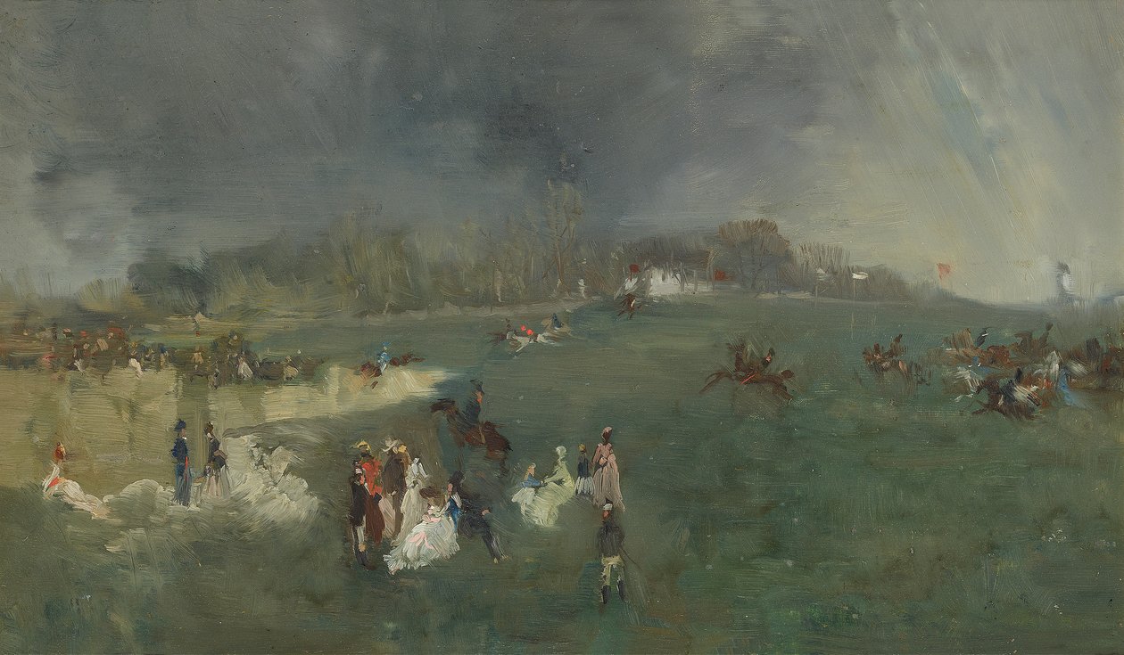 Koňský dostih od James Abbott McNeill Whistler