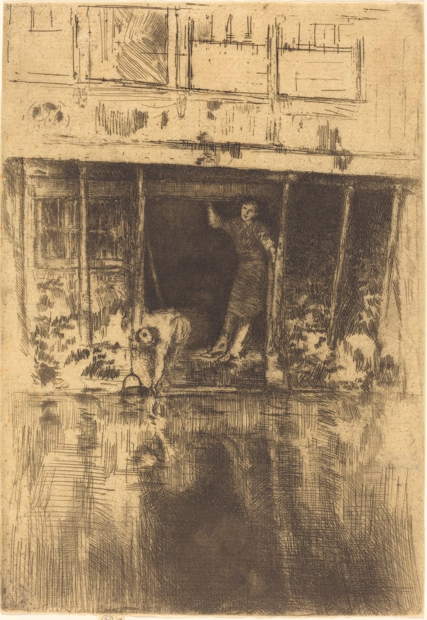 Pierrot, 1889. od James Abbott McNeill Whistler