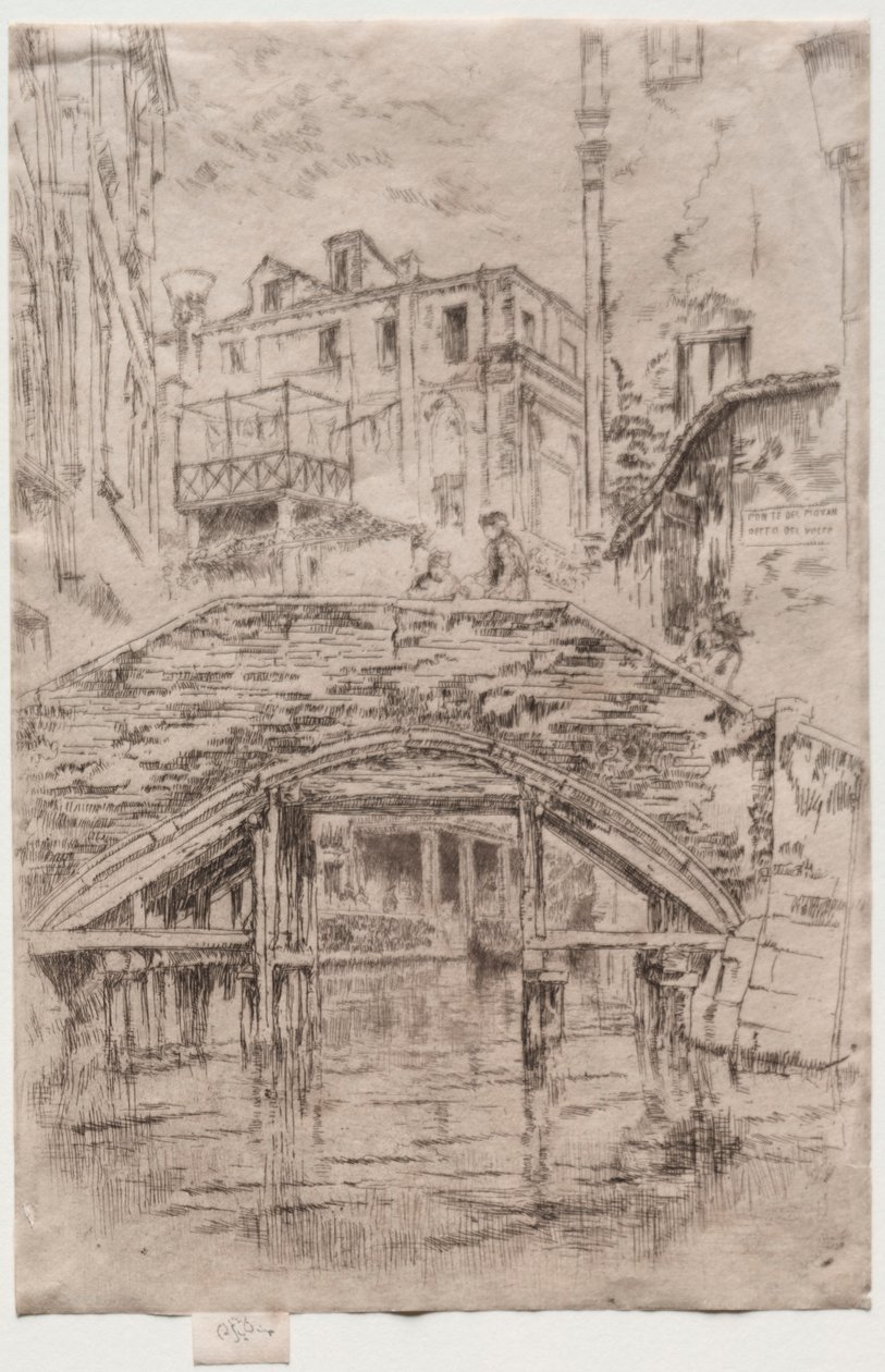 Piovanův most, 1886. od James Abbott McNeill Whistler