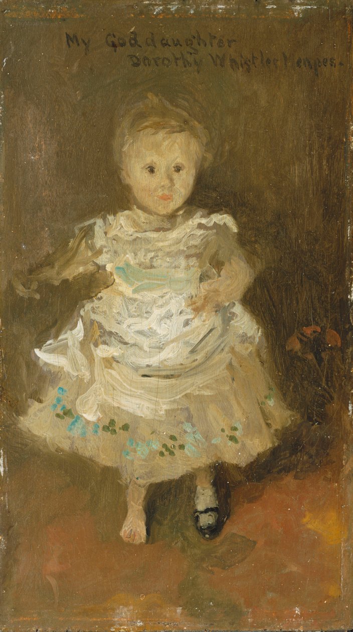 Portrét Dorothy Whistler Menpes od James Abbott McNeill Whistler
