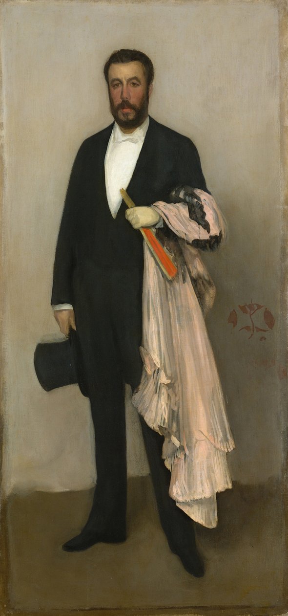 Portrét Theodora Dureta, 1883 od James Abbott McNeill Whistler