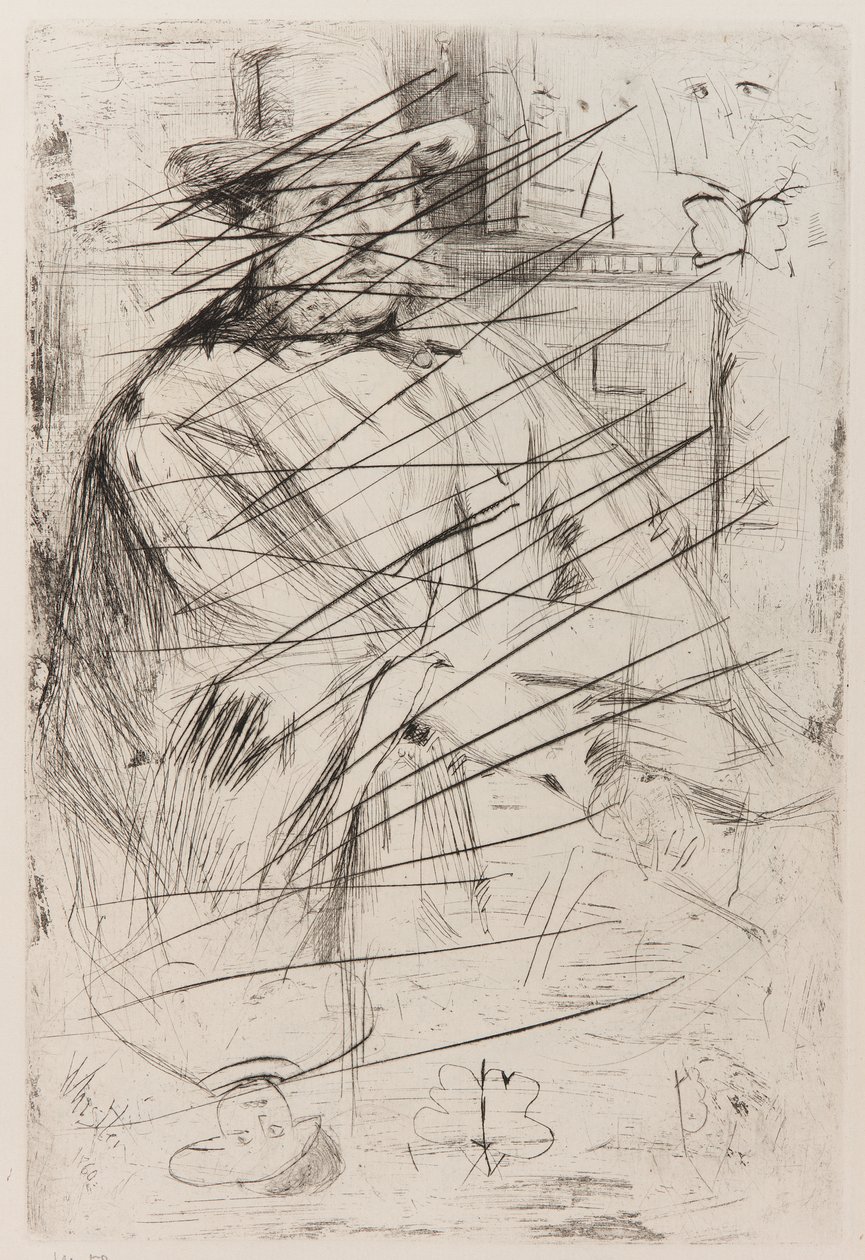 Portrét muže, od James Abbott McNeill Whistler