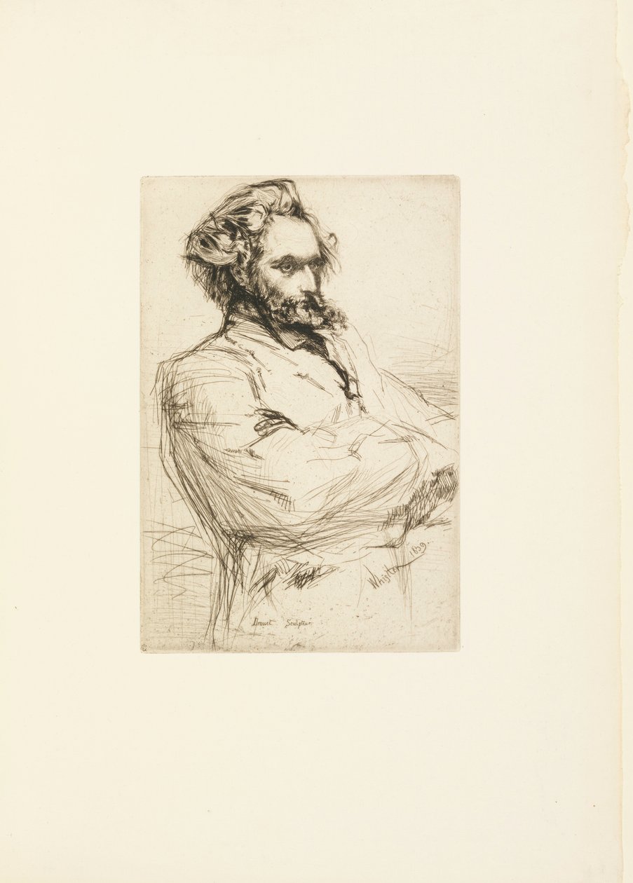 Tisk, Drouet od James Abbott McNeill Whistler