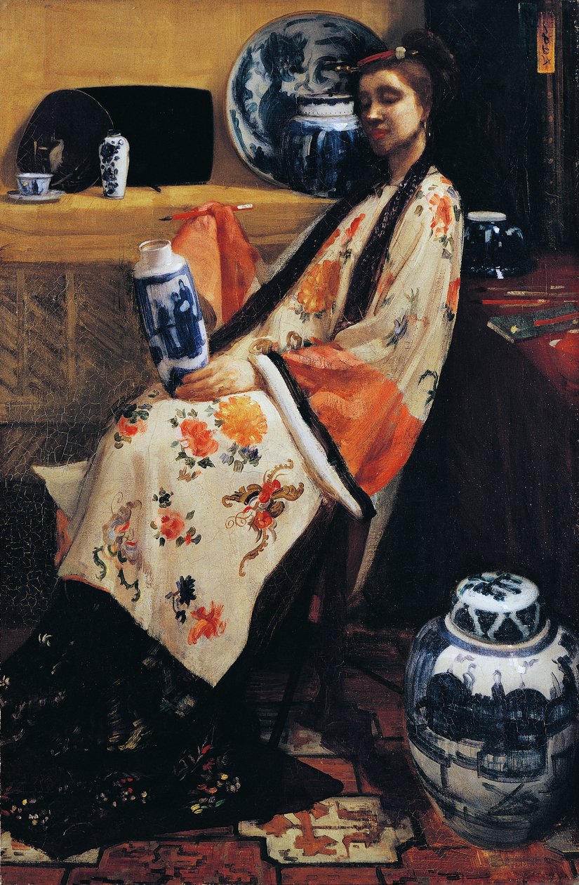 Fialová a růže: Lange Leizen ze šesti značek od James Abbott McNeill Whistler