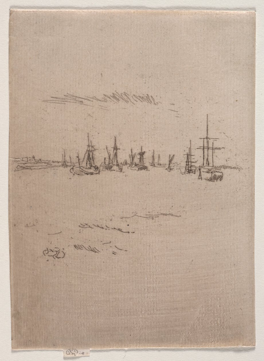 Vraťte se do Tilbury. od James Abbott McNeill Whistler
