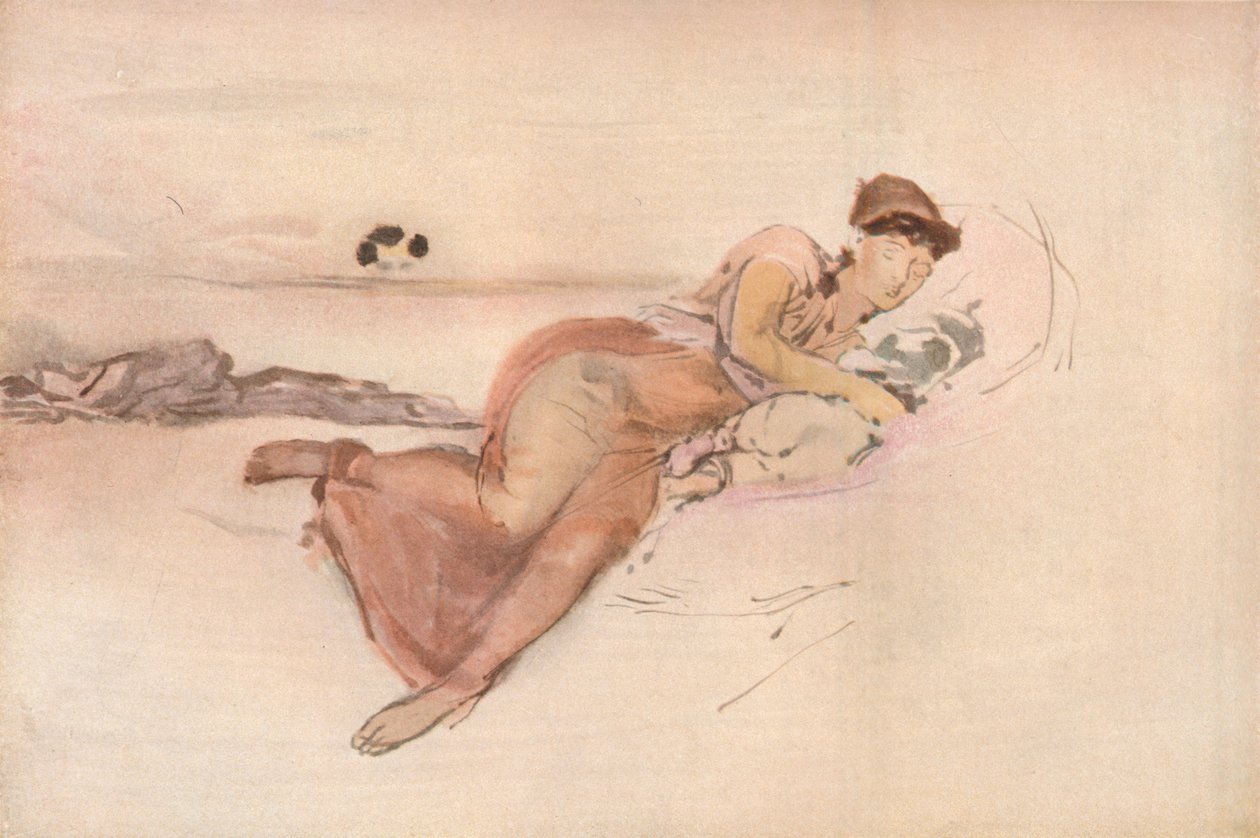 Rose and Pink, The Mothers Siesta, c1875 od James Abbott McNeill Whistler