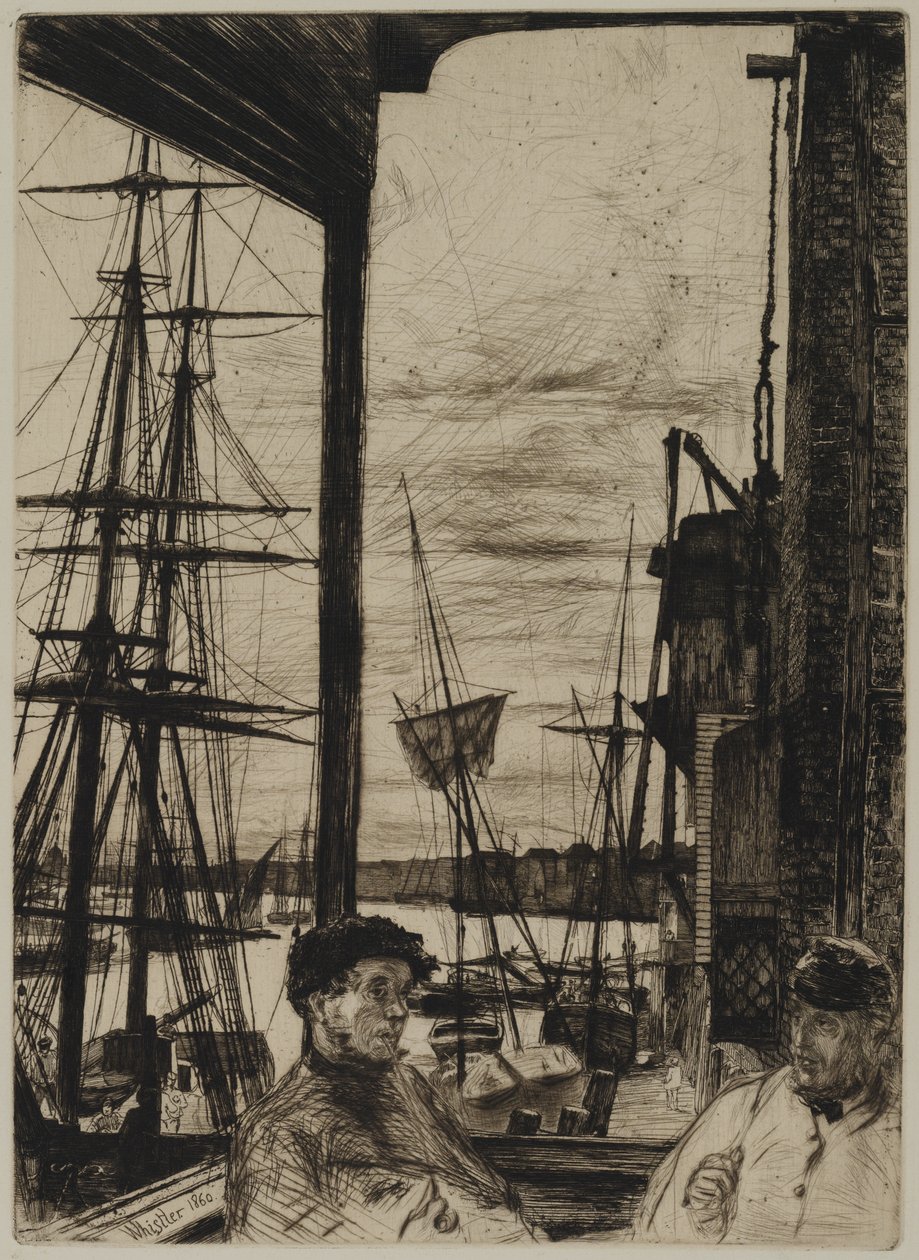 Rotherhithe, 1860 od James Abbott McNeill Whistler