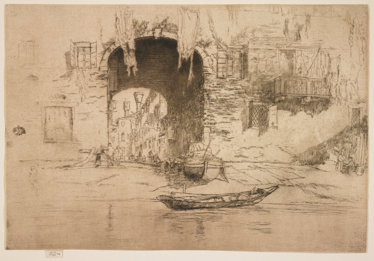 San Biagio z druhého benátského souboru od James Abbott McNeill Whistler