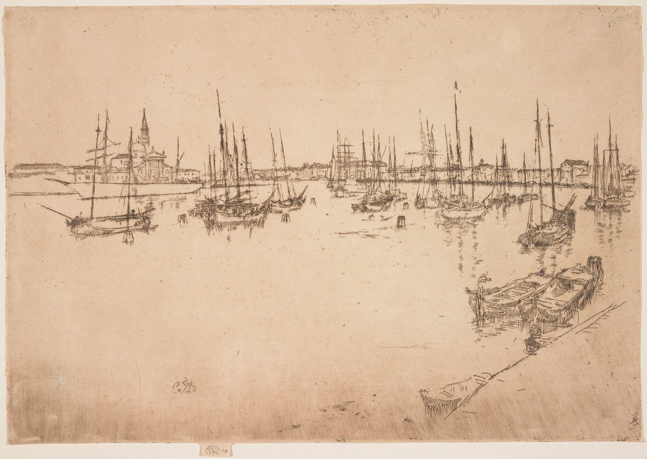 San Giorgio z Druhého benátského souboru od James Abbott McNeill Whistler