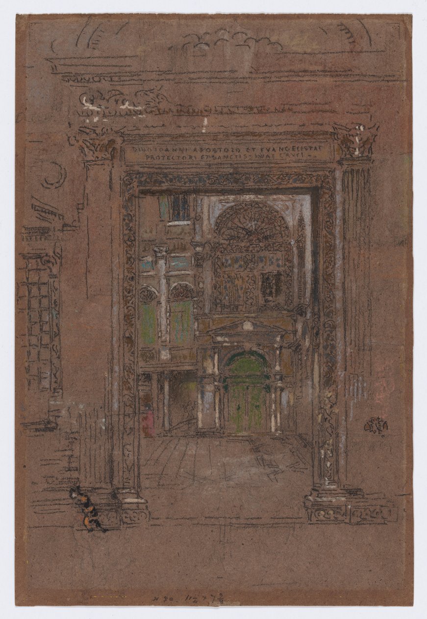 Svatý Jan Apoštol a Evangelistae od James Abbott McNeill Whistler